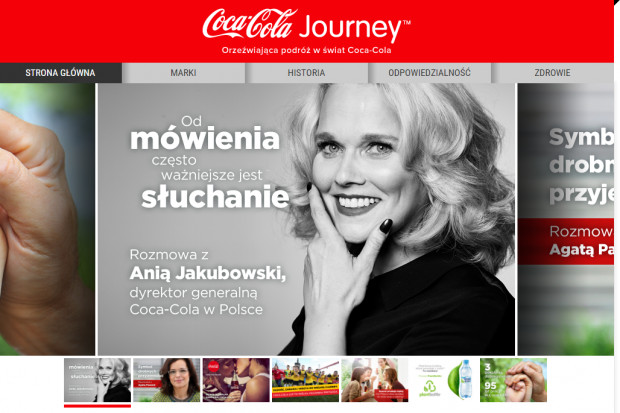 Nowa strona dostępna jest pod adresem cocacola.com.pl. fot. mat. pras. Coca-Cola uruchamia polską wersję serwisu lifestylowego