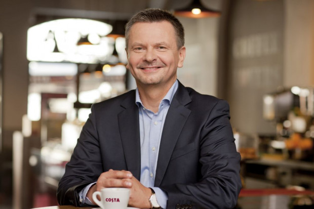 Andrzej Jackiewicz, dyrektor zarządzający Costa Coffee Polska Dyrektor Costa Coffee: Rynek kawiarni będzie rósł 6-7 proc. rocznie. To szansa na rozwój