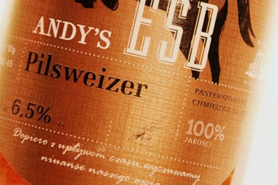 Piwo Andy's ESB jest pierwszym piwem górnej fermentacji w ofercie Browaru Pilsweizer fot. Browar Pilsweizer Browar Pilsweizer wprowadza piwo górnej fermentacji na wzór piw angielskich