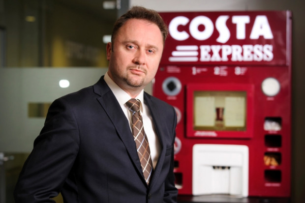 Tomasz Gruszczyński, Costa Express Development Director Costa Coffee chce potroić liczbę kawomatów Costa Express w ciągu 5-6 lat