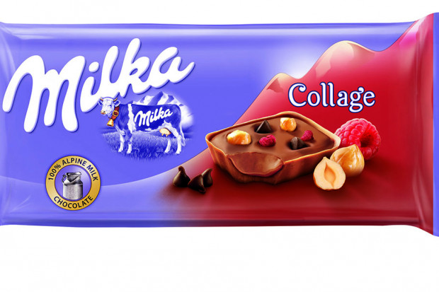 Milka Collage dostępna jest w dwóch wariantach smakowych. fot. mat. pras. Milka wprowadza na rynek czekolady Collage