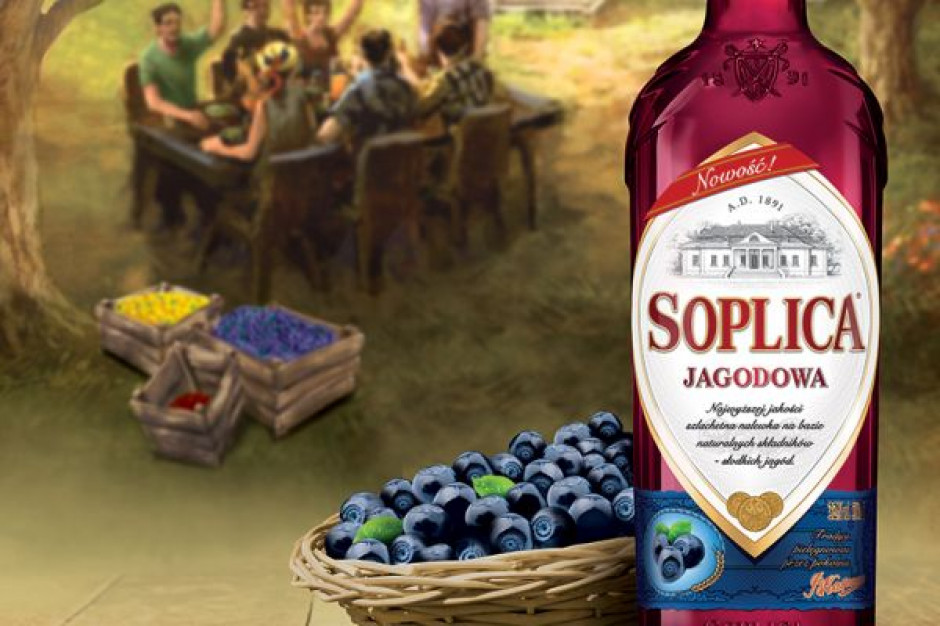 fot. CEDC Soplica Jagodowa – nowa nalewka od CEDC