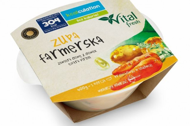 Biedronka rozszerza asortyment produktów „kcalculation – licz kalorie!” o zupy pod marką Vital fresh. Fot. Biedronka Biedronka rozszerza asortyment produktów „kcalculation – licz kalorie!” o zupy pod marką Vital fresh