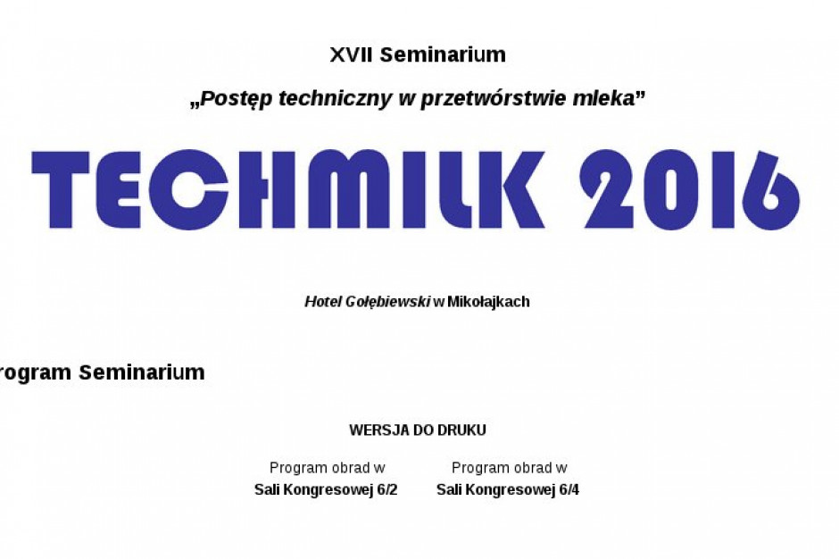 Techmilk 2016 – pełna relacja