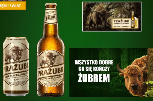 Prażubr pojawi się w sklepach na przełomie kwietnia i maja. Fot. mat. pras. Kompania Piwowarska zapowiada nowości produktowe na wiosnę i lato 2016