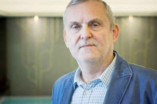 Andrzej Kowalski, współzałożyciel Sante, producenta zdrowej żywności/ fot. Piotr Waniorek/Żelazna studio Właściciel Sante: Innowacje w branży spożywczej nie opłacają się dużym graczom