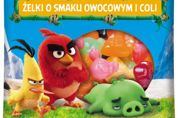Angry Birds żelki fot. ZPC Otmuchów ZPC Otmuchów: Od kwietnia bohaterami naszych produktów będą Angry Birds