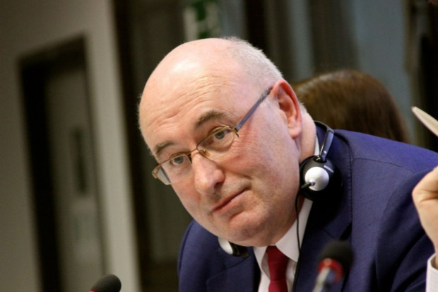 Phil Hogan Komisarz ds. Rolnictwa i Rozwoju Wsi w Komisji Europejskiej. fot. farmer.pl Hogan: Czynimy wysiłki na rzecz otwarcia rosyjskiego rynku na europejską wieprzowinę