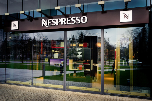 Butik Nespresso przy ul. Domaniewskiej w Warszawie Nespresso: W Polsce otwarto najmniejszy butik na świecie