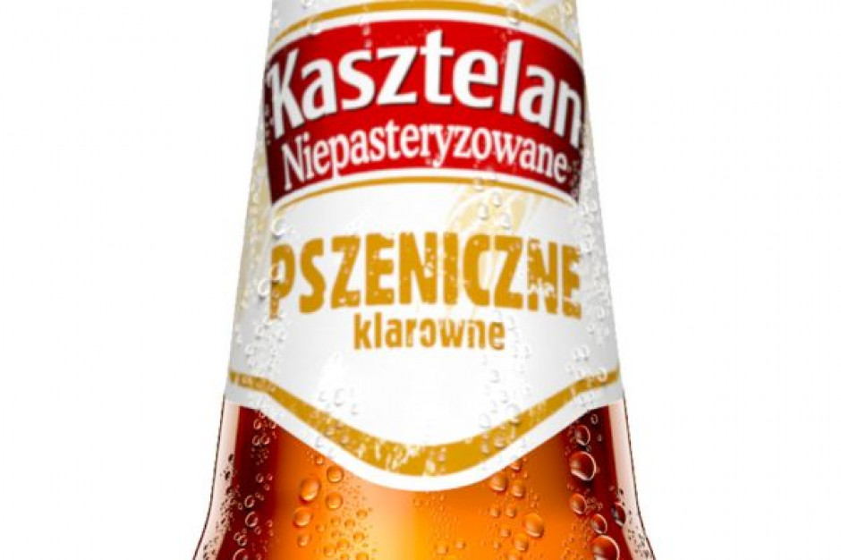 Kasztelan Niepasteryzowane Pszeniczne fot. Carlsberg Polska Browar Sierpc wprowadza pierwsze w Polsce niepasteryzowane piwo pszeniczne