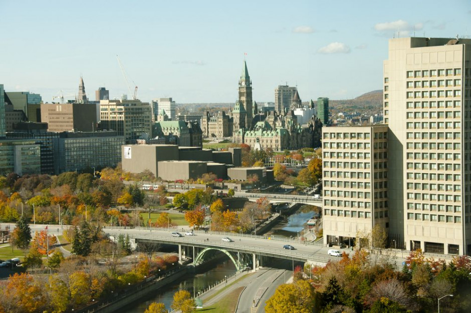 Ottawa, stolica Kanady. Fot. shutterstock W 2015 r. polski eksport do Kanady wyniósł 1,7 mld dolarów
