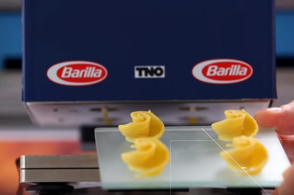 Drukarka makaronu 3D wydrukuje makaron w dowolnym kształcie. fot. YouTube Barilla zwiększa sprzedaż w Europie i stawia na innowacje