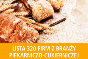 Lista 320 firm z branży piekarniczo-cukierniczej - edycja 2016