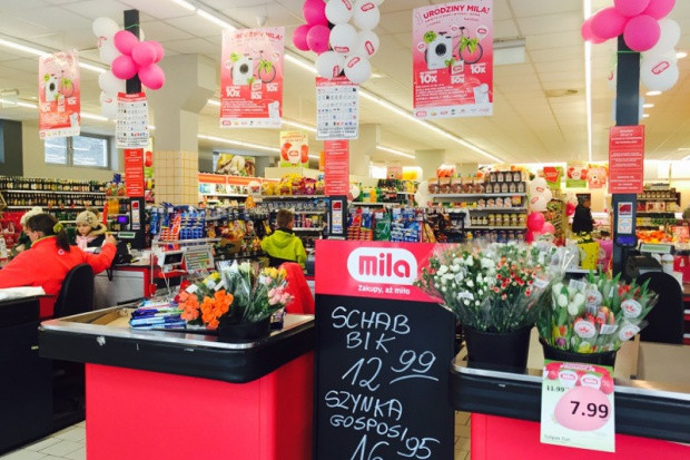 Supermarket sieci Mila; Fot. materiały prasowe / Mila 188 supermarketów w sieci Mila