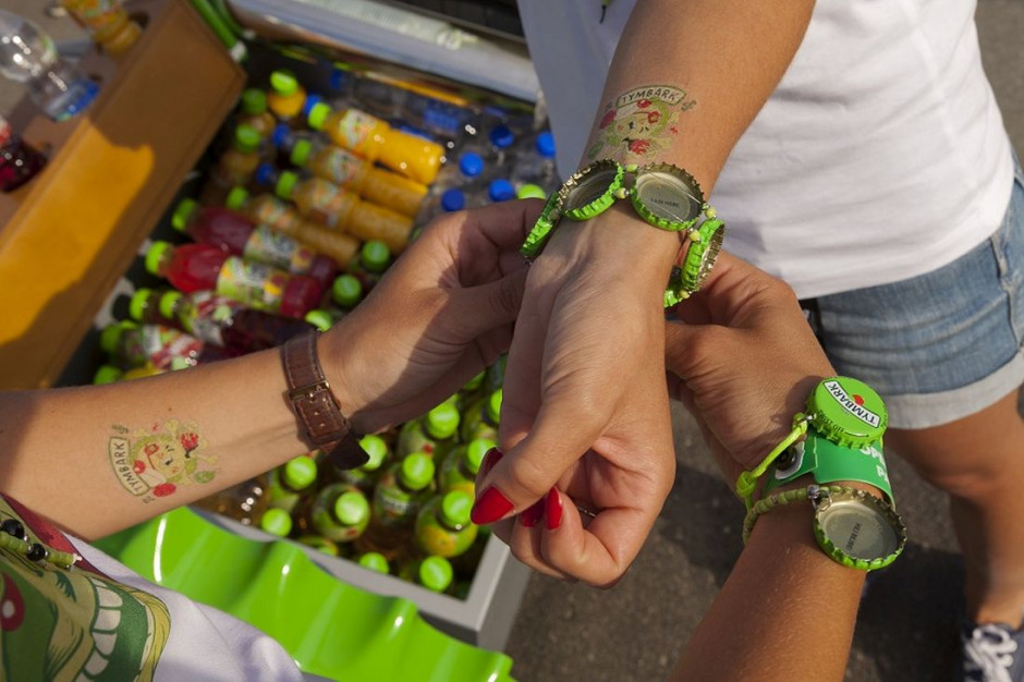 fot. materiały prasowe Tymbark promuje się na festiwalu Opener
