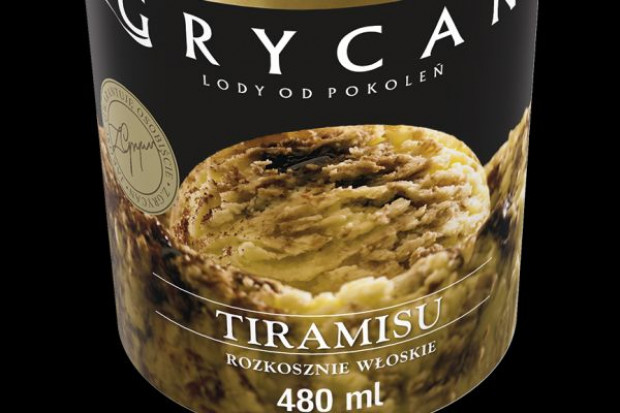 fot. Grycan Lody od pokoleń Nowość - Lody Grycan Tiramisu w opakowaniu 480 ml