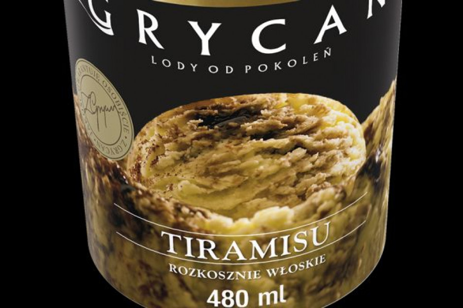 fot. Grycan Lody od pokoleń Nowość - Lody Grycan Tiramisu w opakowaniu 480 ml