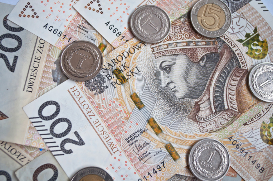 Fot. Shutterstock Mimo dobrych nastrojów na rynku złoty nieco się osłabił