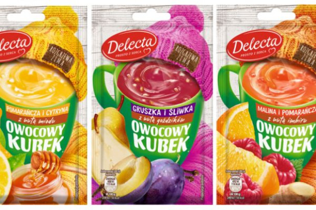 fot. Delecta Limitowana edycja rozgrzewających Owocowych kubków Delecta