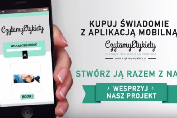Do stworzenia aplikacji "Czytamy etykiety" potrzeba 35 tys. zł. fot. kadr za YouTube Aplikacja
