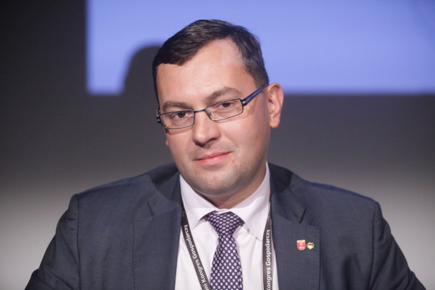 Stefan Krajewski, członek zarządu Urzędu Marszałkowskiego Województwa Podlaskiego/ fot. PTWP Marszałek Województwa Podlaskiego na WKG: Staramy się wspierać lokalnych producentów