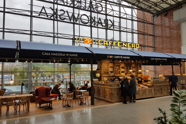 fot. Green Caffè Nero Green Caffè Nero z pierwszą kawiarnią w Krakowie