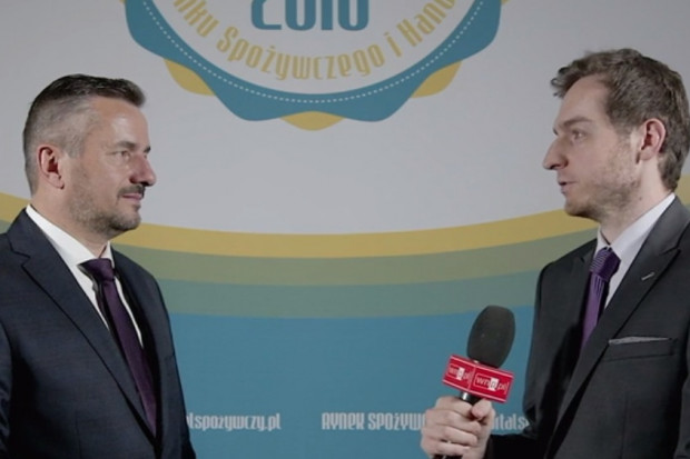 Jan Kolański (z lewej), prezes Colian Holding, fot. PTWP Prezes Colian na FRSiH 2016: Import ukraińskich słodyczy nie działa na równych zasadach (wideo)