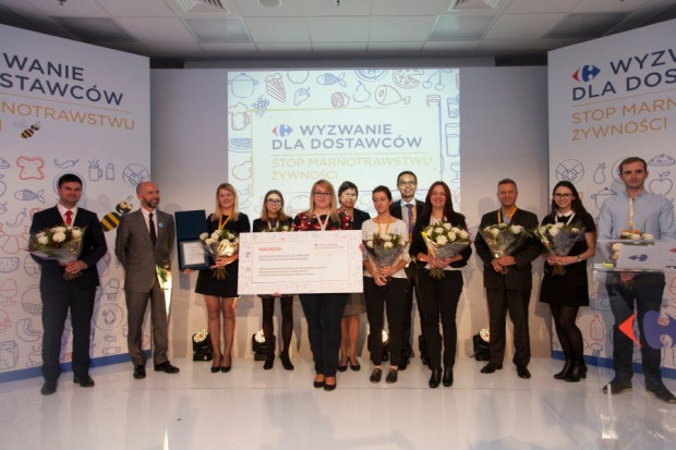 fot. materiały prasowe Carrefour Carrefour nagrodził 3 firmy za ograniczanie marnotrawstwa żywności