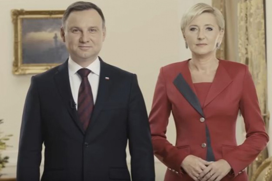 fot. YouTube Para prezydencka wzięła udział w Świątecznej Zbiórce Żywności