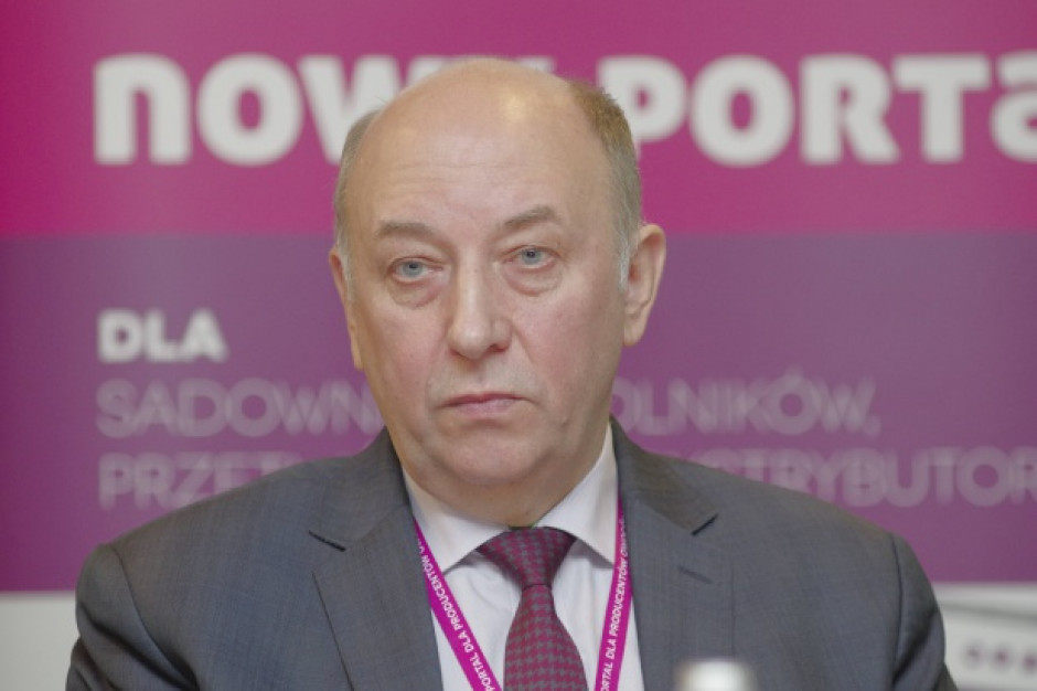 Adam Benedykt Jeznach, członek Stowarzyszenia Polskich Dystrybutorów Owoców i Warzyw Unia Owocowa/ fot. Żelazna studio Polskie jabłka nie wrócą już do Rosji na
