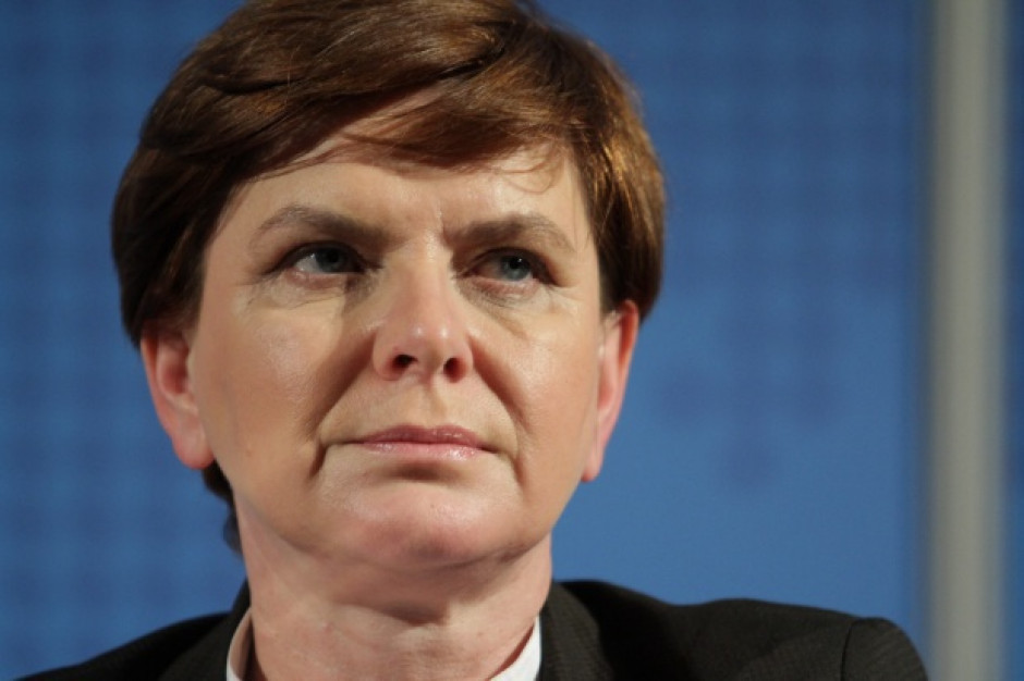 Premier Beata Szydło Premier będzie rozmawiać z Morawieckim o planie odpowiedzialnego rozwoju