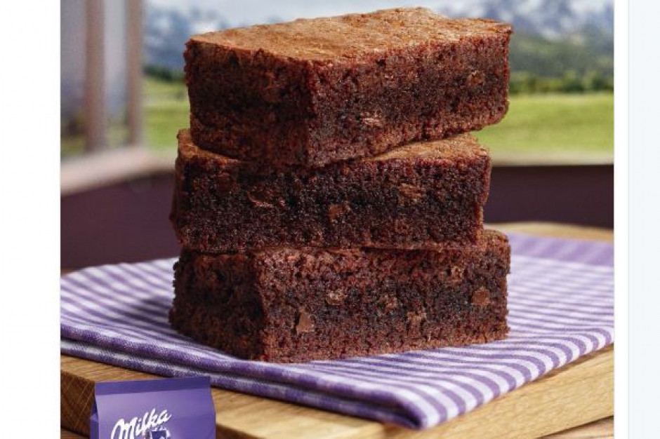 fot. twitter.com/MDLZ Milka wkracza w segment czekoladowych brownies, jest gotowa na zawojowanie Europy