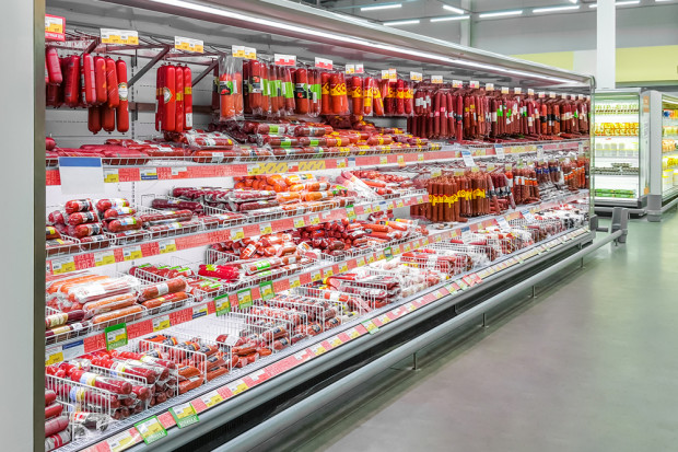Wnętrze centrum handlowego "Lenta" w Moskwie. fot. shutterstock Rosja chce eksportować dziesięć razy więcej mięsa