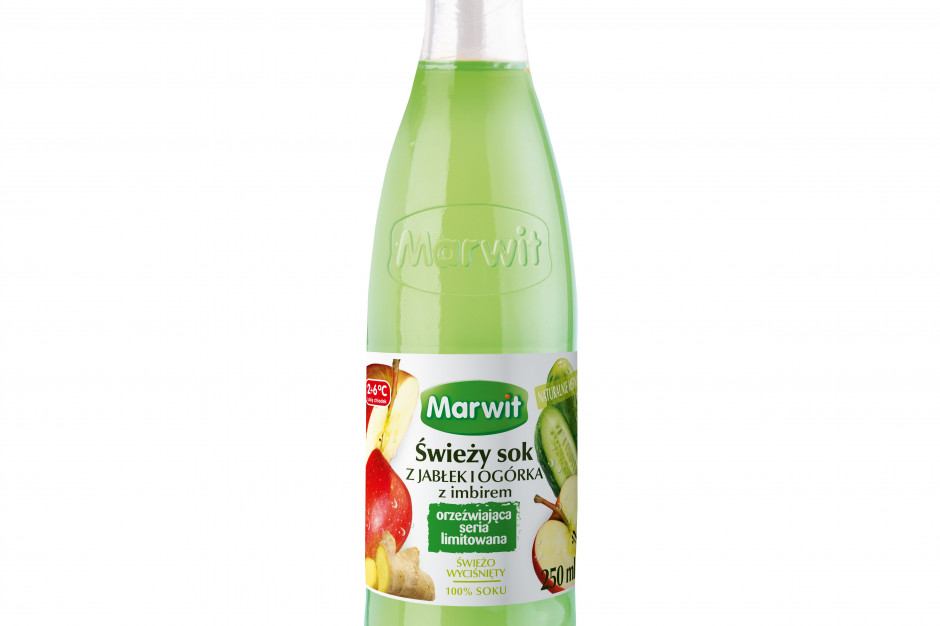 Marwit rozszerza ofertę soków i owoców i warzyw w formie convenience