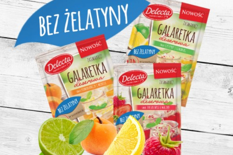 Nowość od marki Delecta - galaretki bez żelatyny 