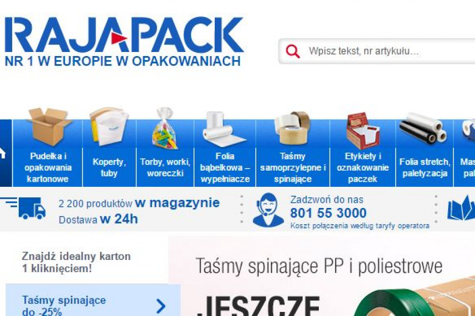 fot. Rajapack Grupa Raja wypracowała ponad 500 mln Euro przychodów w 2016 r.