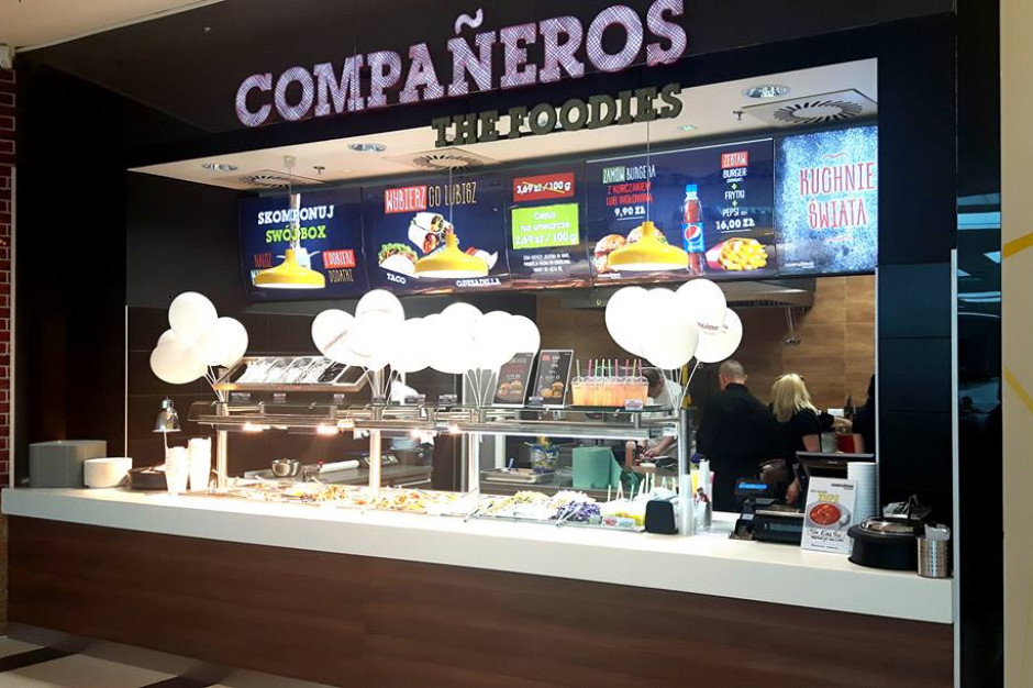 fot. materiały prasowe Gastromall z konceptem Companeros The Foodies w CH Tarasy Zamkowe w Lublinie