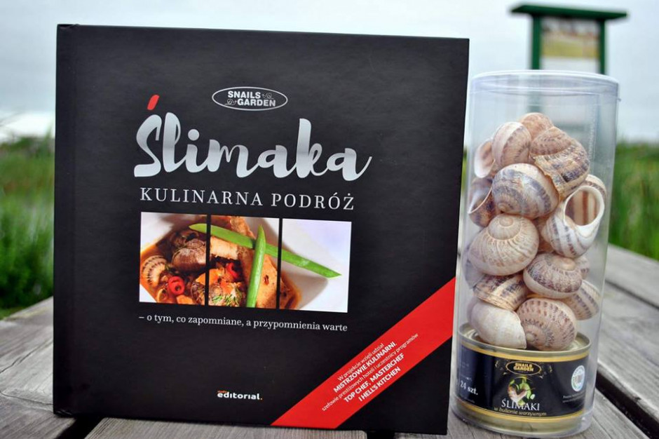 fot. mat. pras. Polska książka kucharska o ślimakach zdobyła branżowego