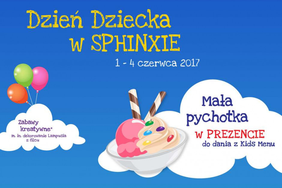 fot. materiały prasowe Sphinx na Dzień Dziecka rozda lodowy deser