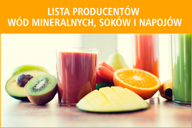 Lista producentów wód mineralnych, soków i napojów - edycja 2017