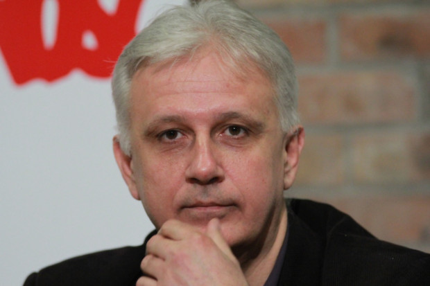 Dominik Kolorz, przewodniczący śląsko-dąbrowskiej "Solidarności", fot. PTWP „Solidarność” krytykuje powołanie Państwowej Inspekcji Badania Żywności