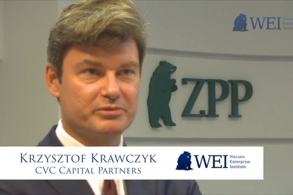 Krzysztofa Krawczyk, szef warszawskiej filii CVC Capital Partners, fot. youtube Start-upy będą napędzać polską gospodarkę gdy skończą się fundusze UE