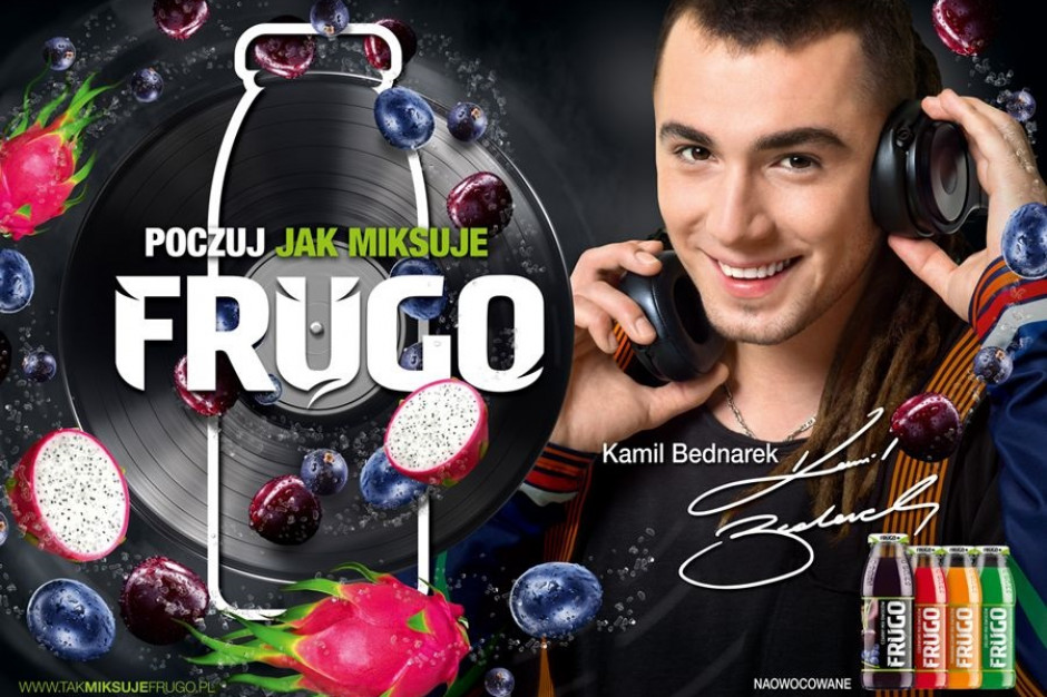 Fot. shutterstock Kamil Bednarek w kampanii reklamowej marki Frugo