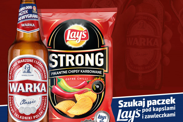 fot. materiały prasowe Loteria piwa Warka: Do rozdania 4 mln paczek chipsów Lay’s