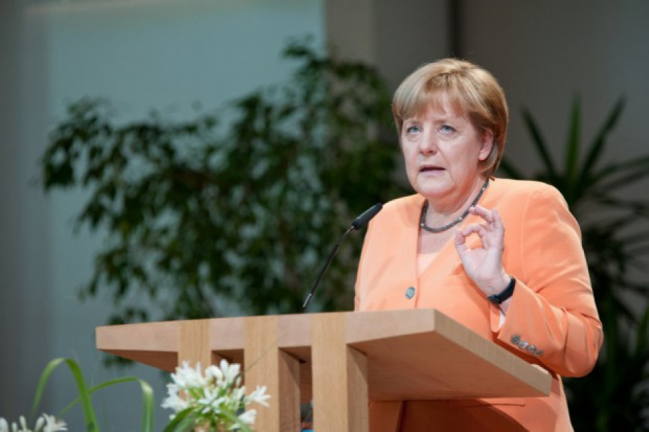 Angela Merkel, (fot.flickr.com/CC BY-SA 2.0) Kanclerz Merkel: trudna dyskusja G20 o handlu i klimacie