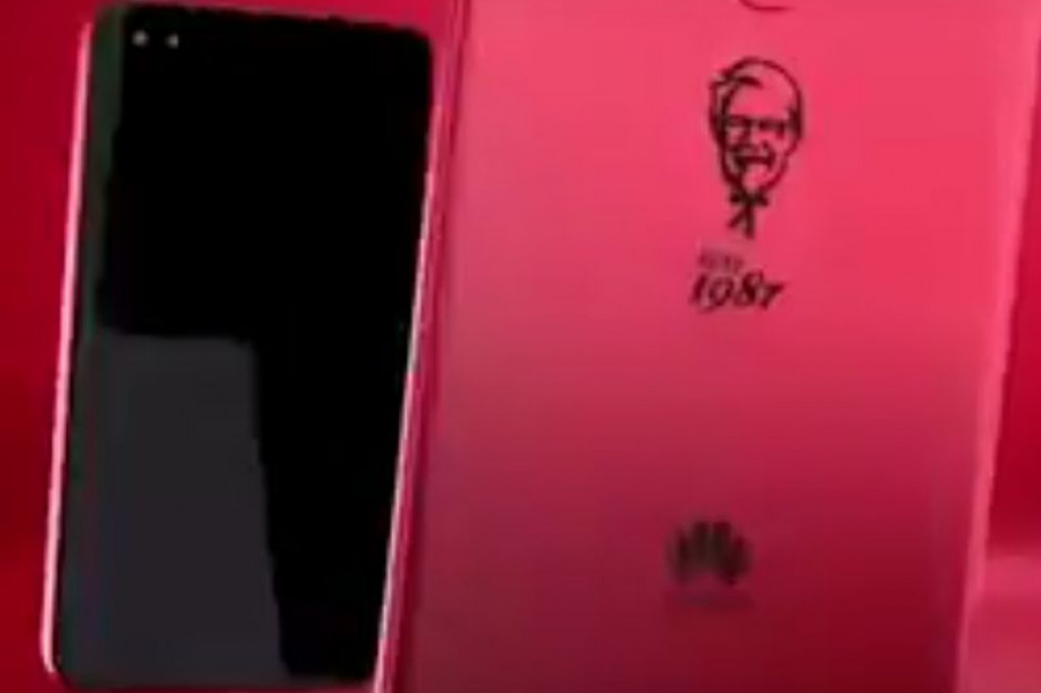 KFC we współpracy z  Huawei wprowadza specjalną edycję telefonu