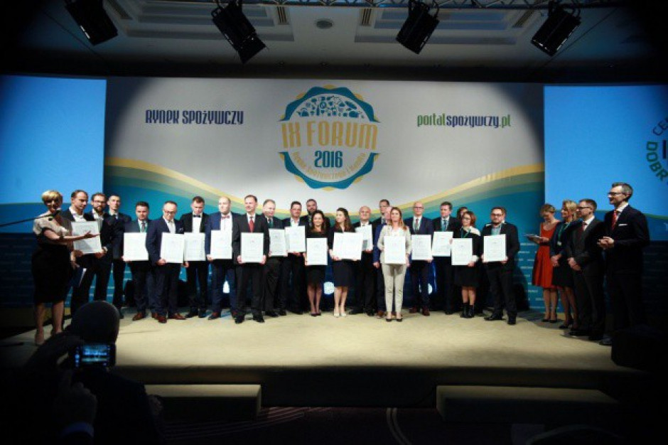 na fot. Gala IX FRSiH 2016 Certyfikaty Dobry Produkt oraz Food & Retail Start-Up Star - dwa ważne plebiscyty towarzyszące X Forum Rynku Spożywczego i Handlu