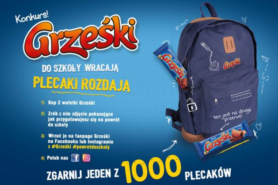 fot. materiały prasowe Grześki wracają do szkoły – nowa akcja marki Grześki
