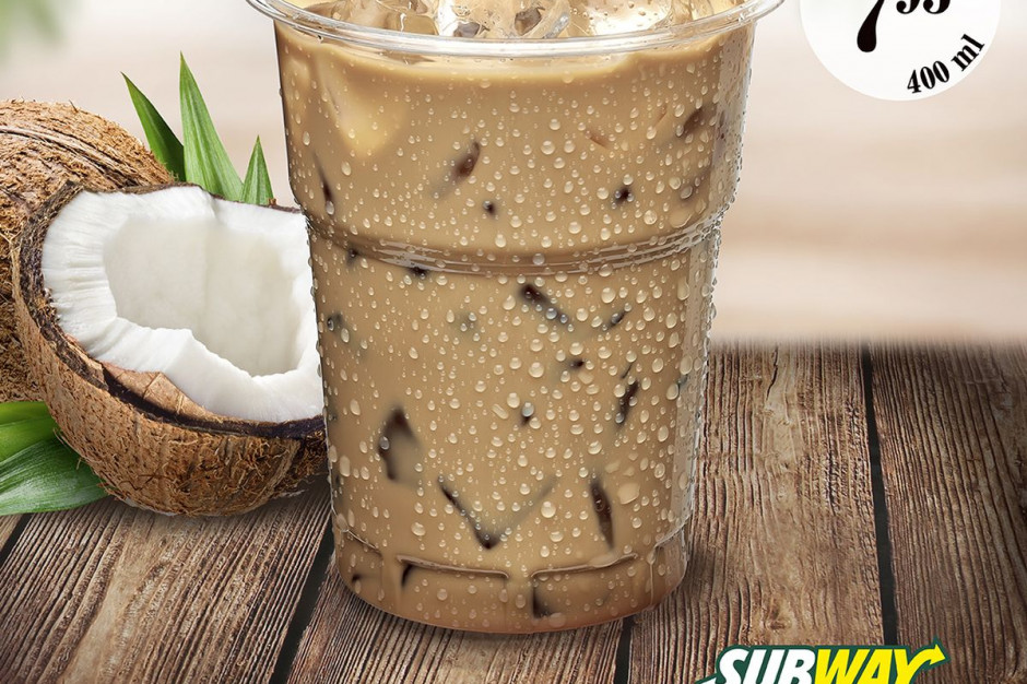 Subway z mrożoną kawą kokosową na lato