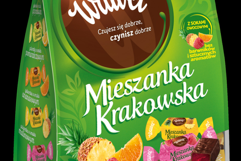 Wawel: Mieszanka Krakowska w nowych opakowaniach i w nowych smakach